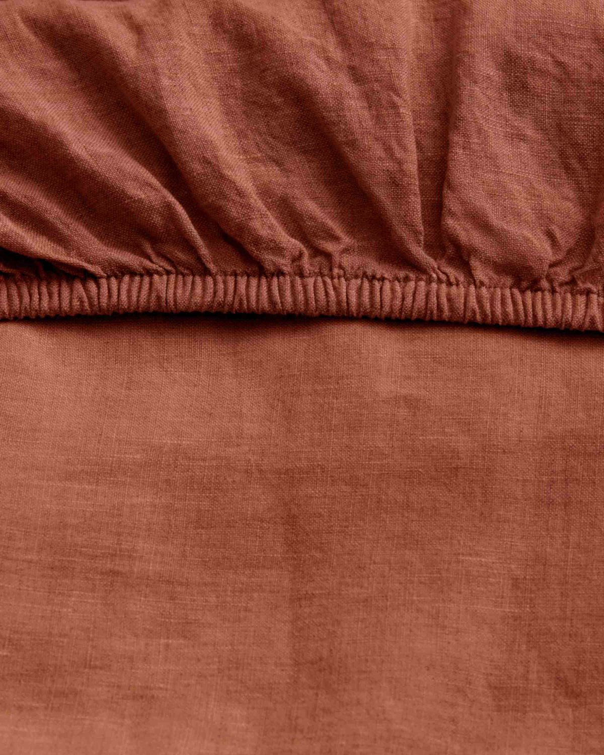 Linen Fitted Sheet - Sienna