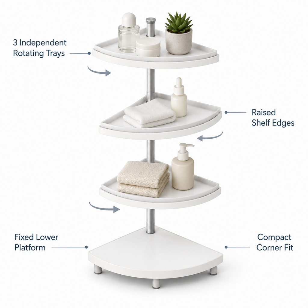 HaloStack Corner Organizer
