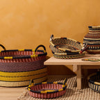 Large Woven Short Basket