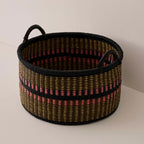 Large Woven Short Basket