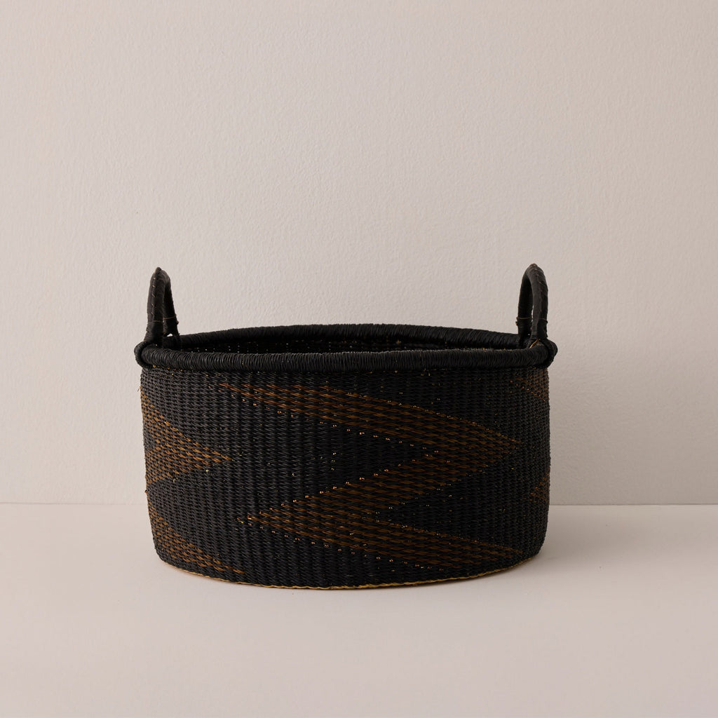 Medium Woven Short Basket