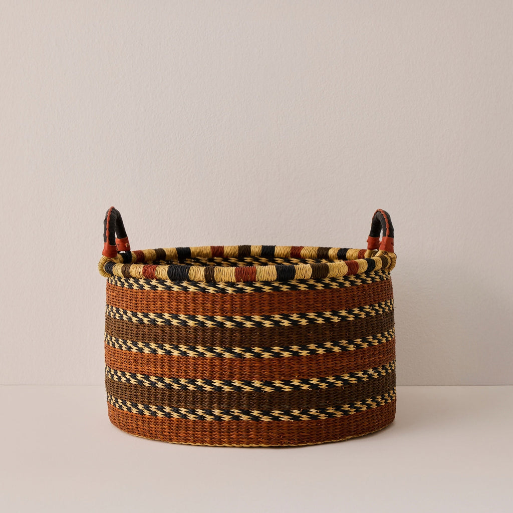 Medium Woven Short Basket