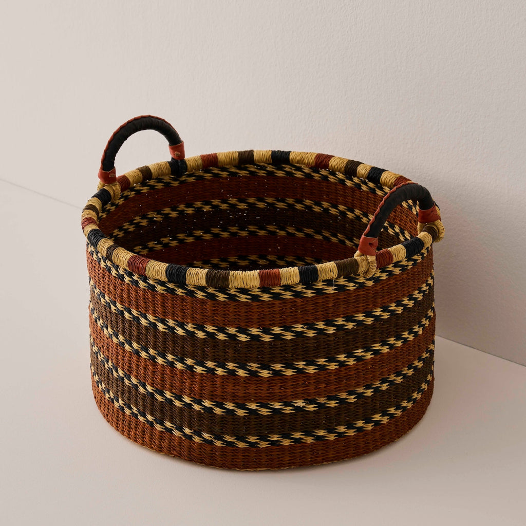 Medium Woven Short Basket