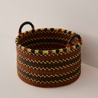 Medium Woven Short Basket