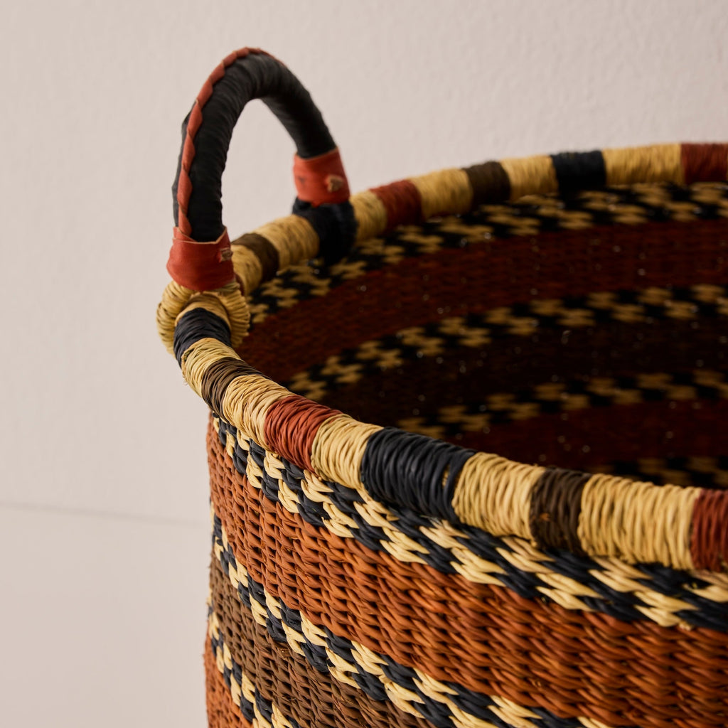 Medium Woven Short Basket