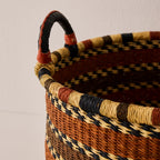 Medium Woven Short Basket