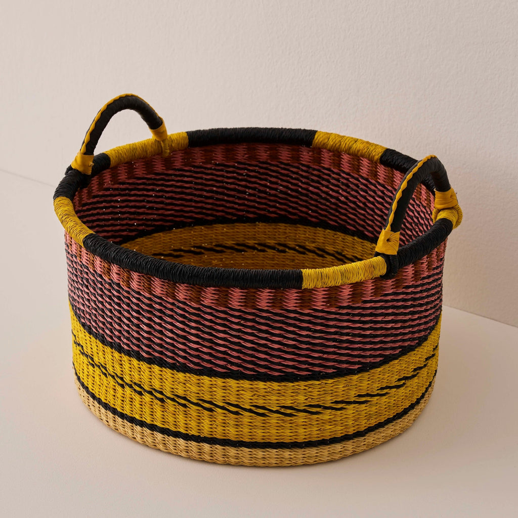 Small Woven Short Basket