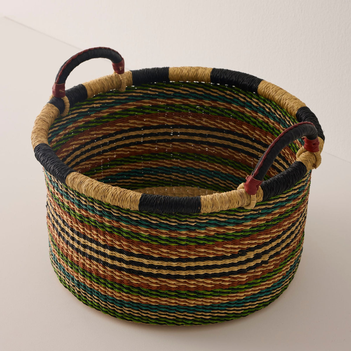 Small Woven Short Basket