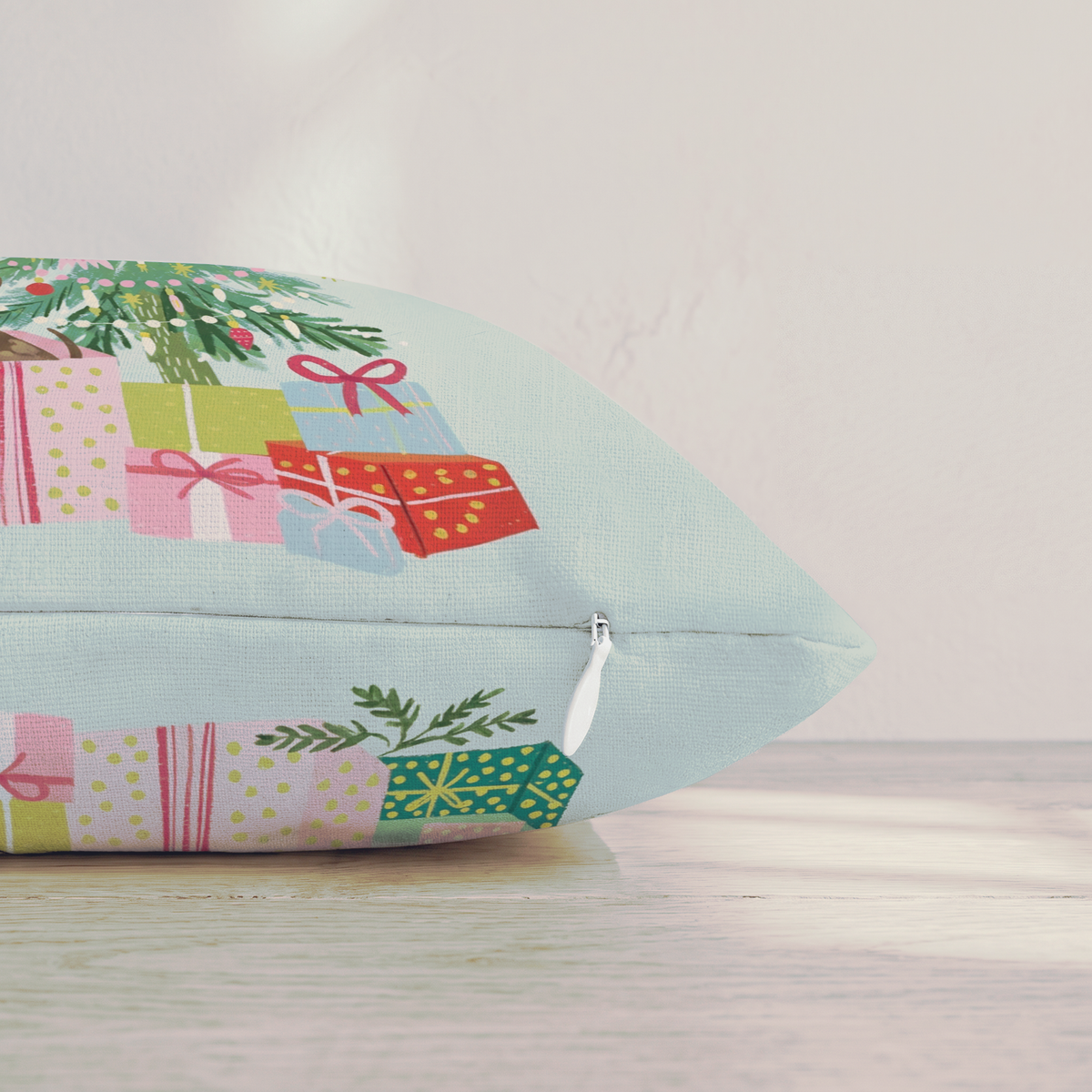 Dachshund Gift Surprise Throw Pillow
