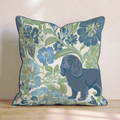 Cavalier King Charles Spaniel in the Flowers Throw Pillow