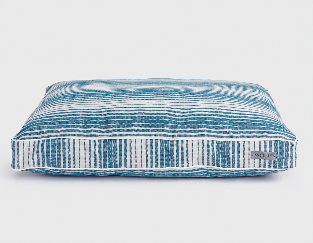Hampton Navy Rectangular Pillow Bed