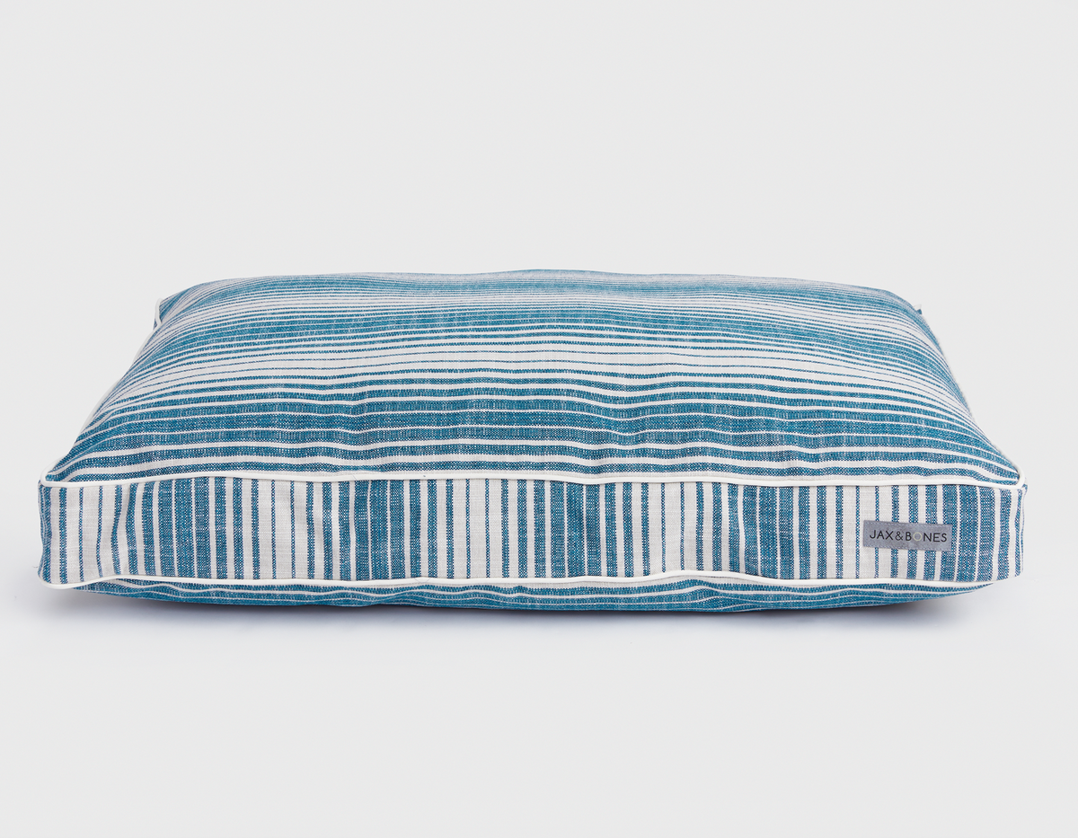 Hampton Navy Rectangular Pillow Bed