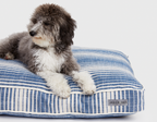 Hampton Navy Rectangular Pillow Bed