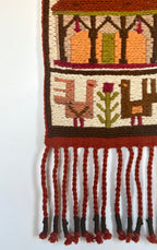 Scandinavian cabin wall hanging