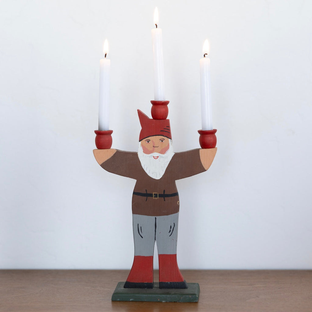 Nordic Santa candle holder no. 1