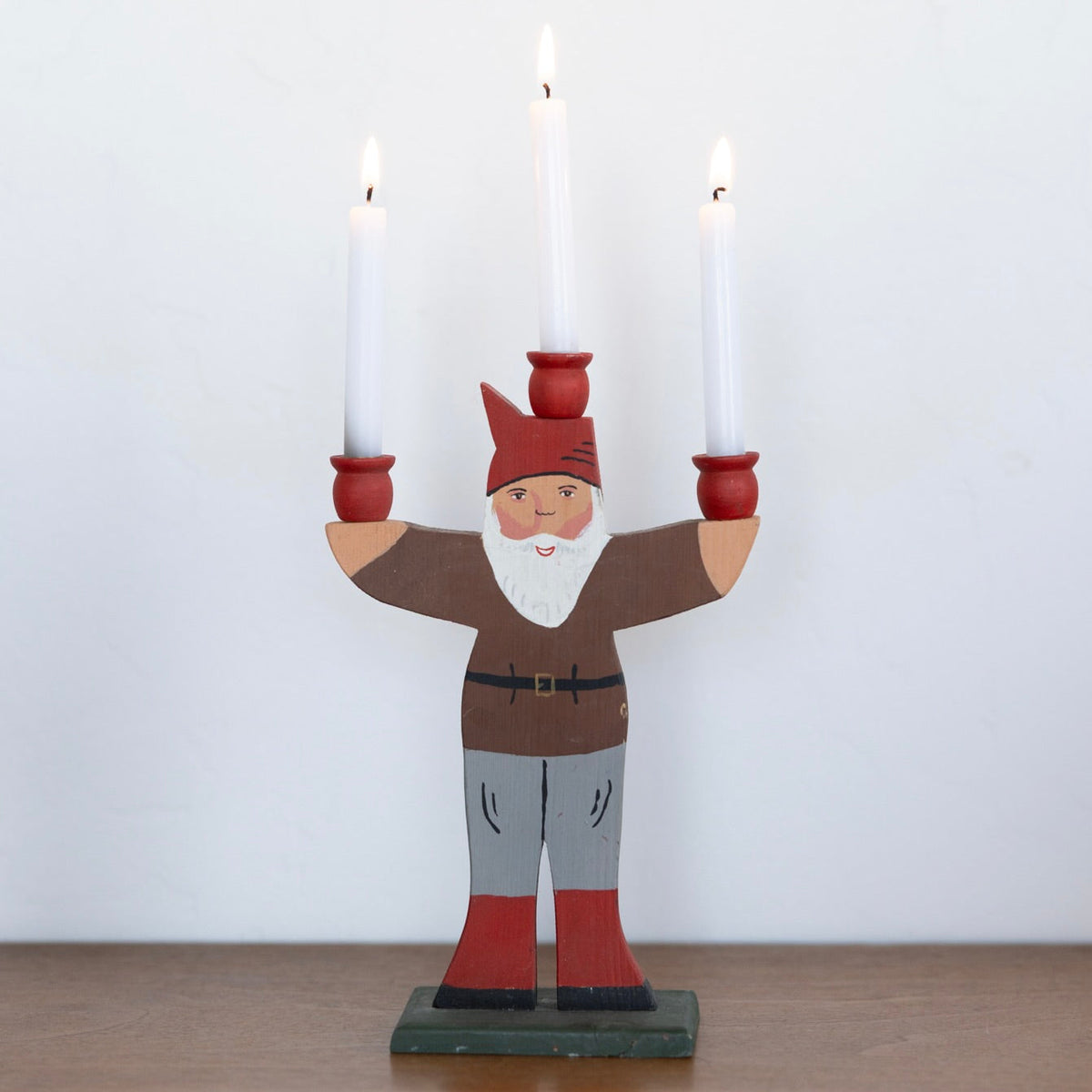 Nordic Santa candle holder no. 1