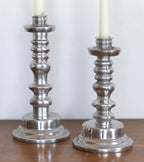 Sculptural Mexican candlesticks