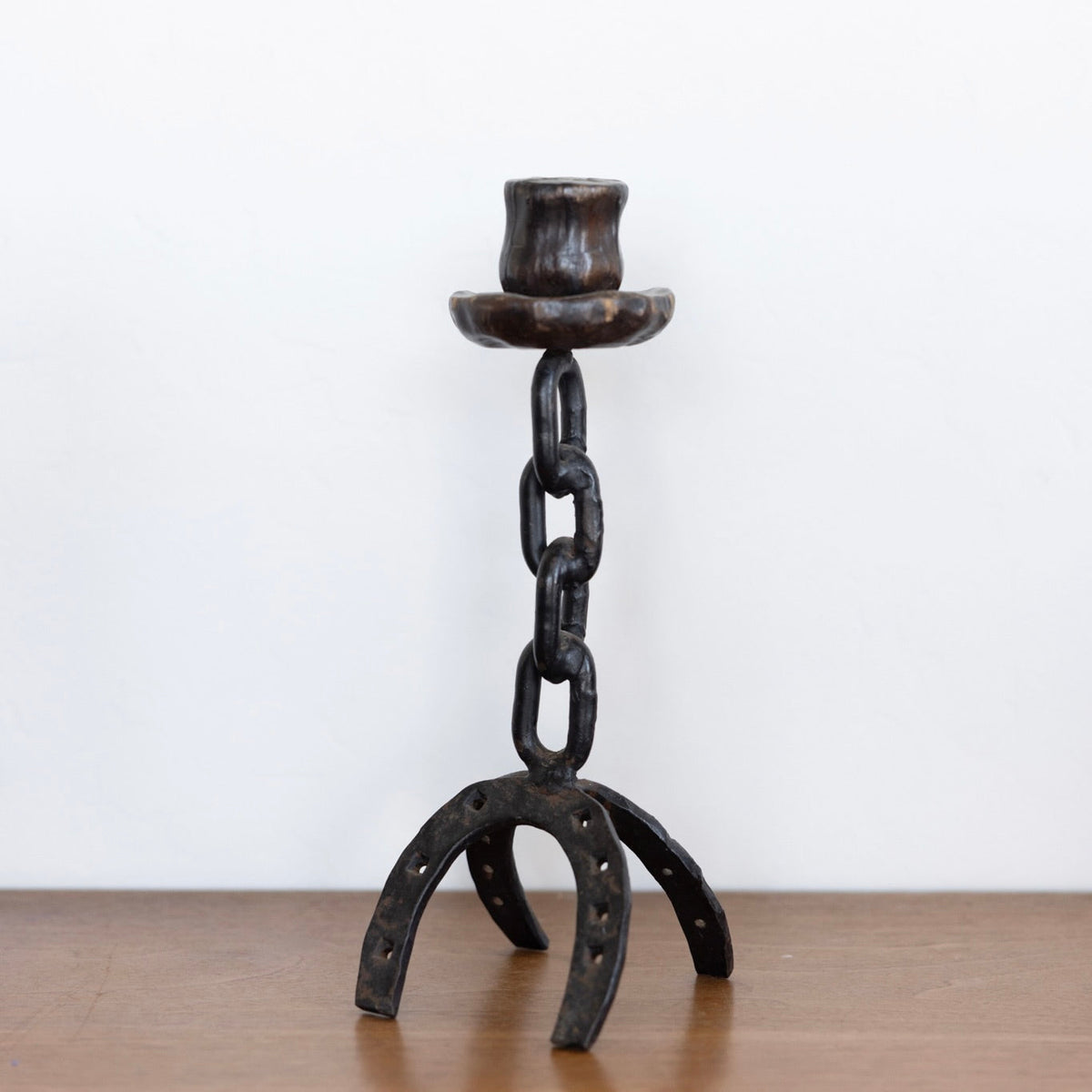 Large Brutalist candle holders