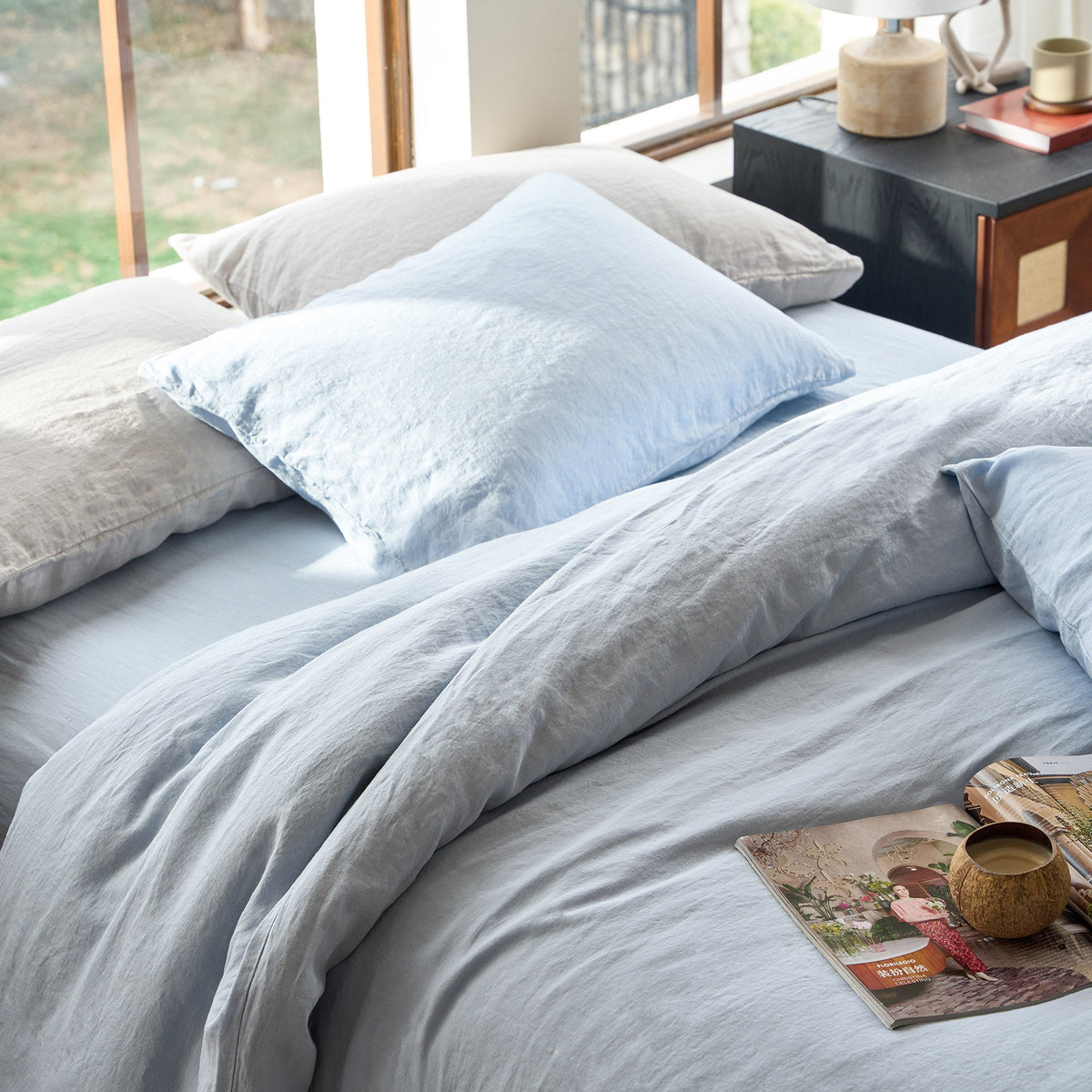 LuxeWeave Linen Duvet Cover