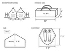 Kinoko Mushroom Tent (S)