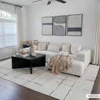 Noir Linework Area Rug