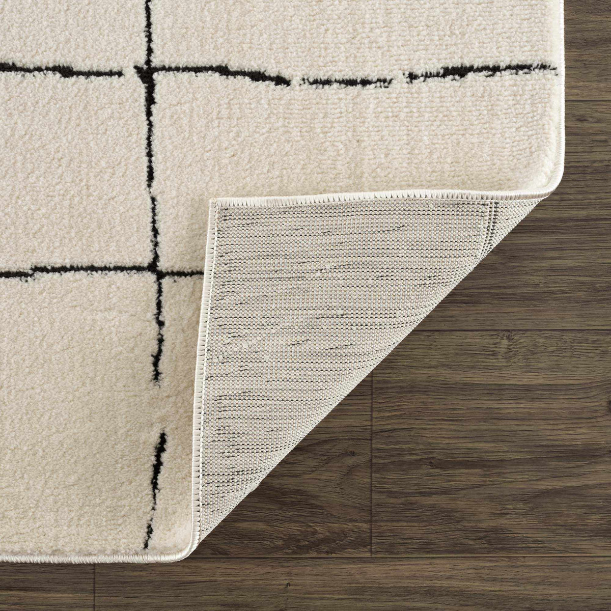 Noir Linework Area Rug