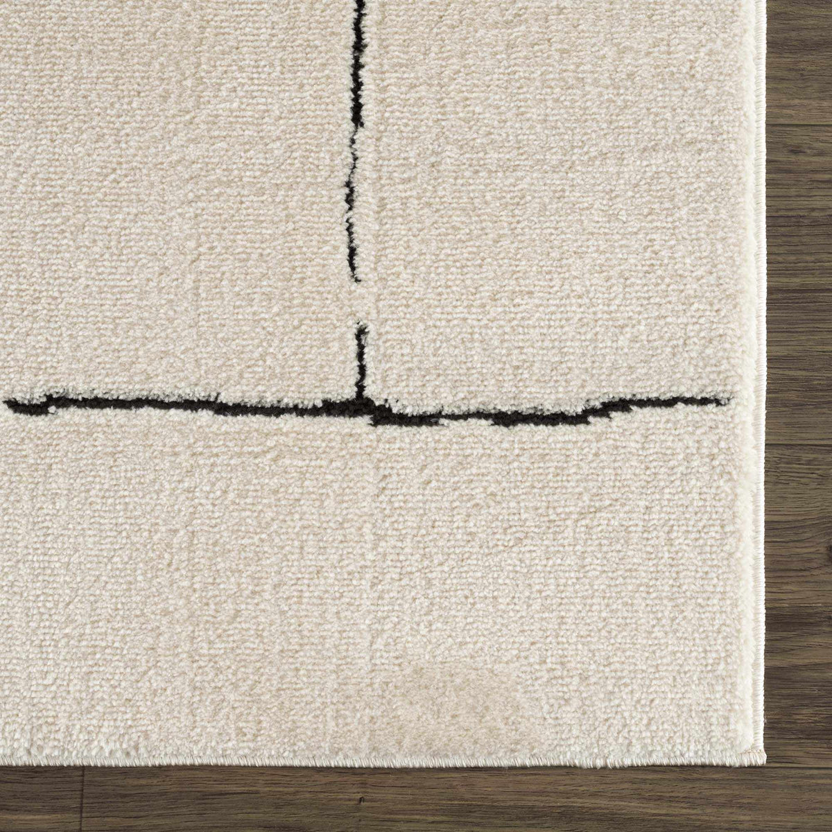 Noir Linework Area Rug