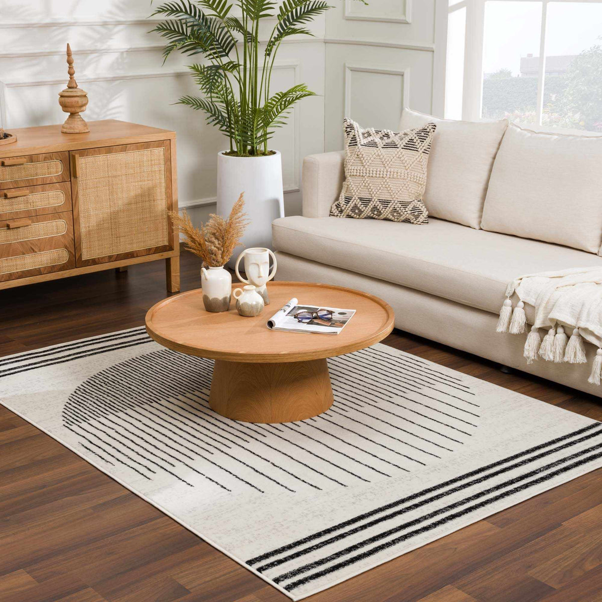 Axis Line Area Rug