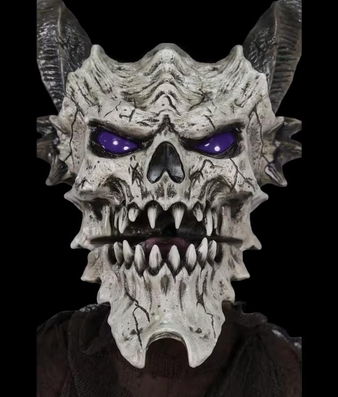 Light-Up The Time Demon Halloween Animatronic Decoration view 4