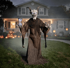 Light-Up The Time Demon Halloween Animatronic Decoration view 3