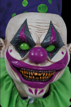 Upside-Down Clown with Jack-O'-Lantern Halloween Animatronic Decoration view 3