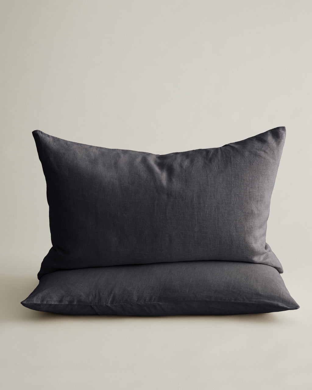 Set of 2 Linen Pillowcases - Slate