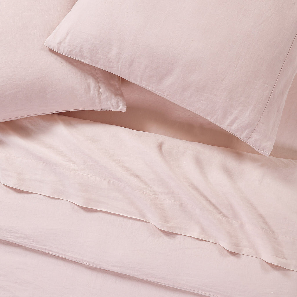 LuxeWeave Linen No Flat Sheet Set - Refresh