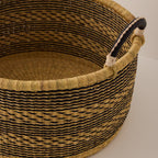 Medium Woven Short Basket