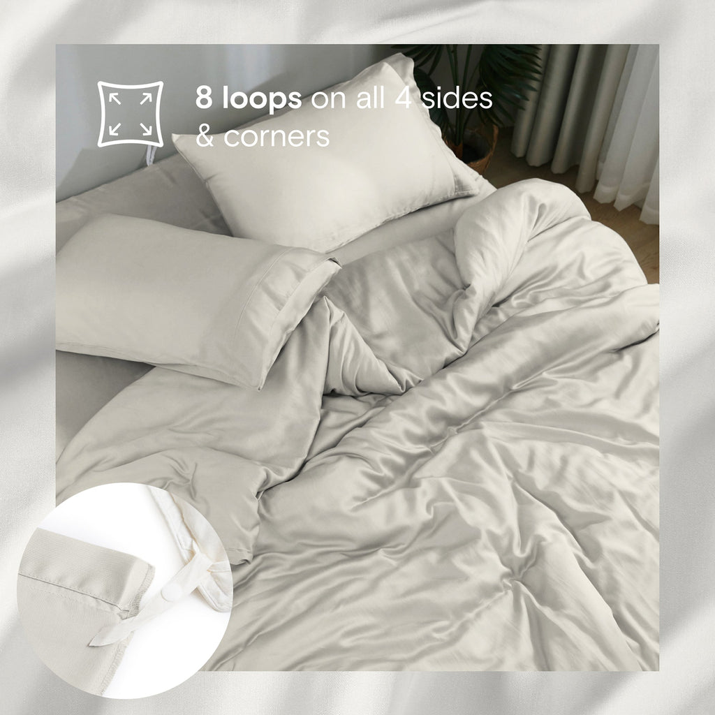 Bamboo Viscose Duvet Cover Set - Refresh