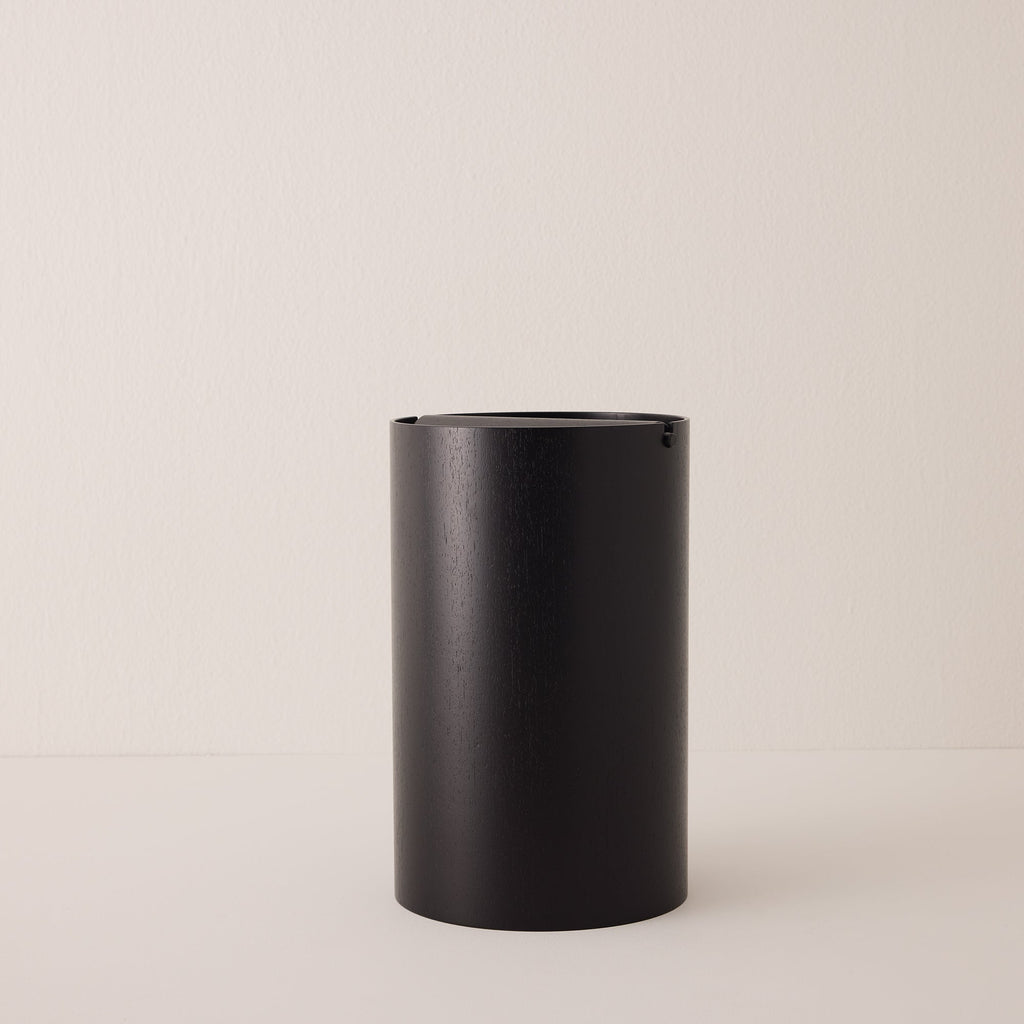 Wooden Waste Basket with Lid - Large