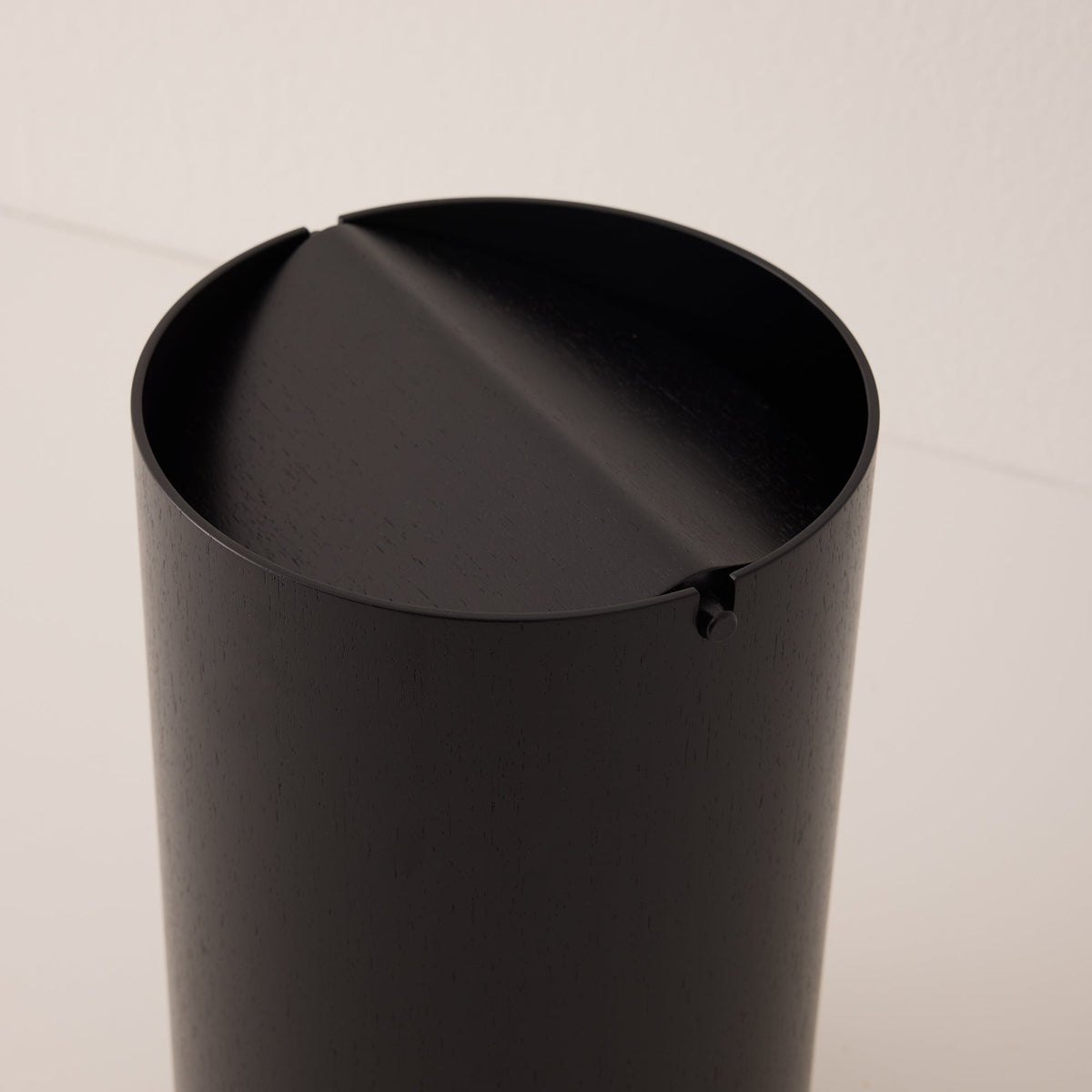 Wooden Waste Basket with Lid - Large