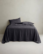 Linen Flat Sheet - Slate