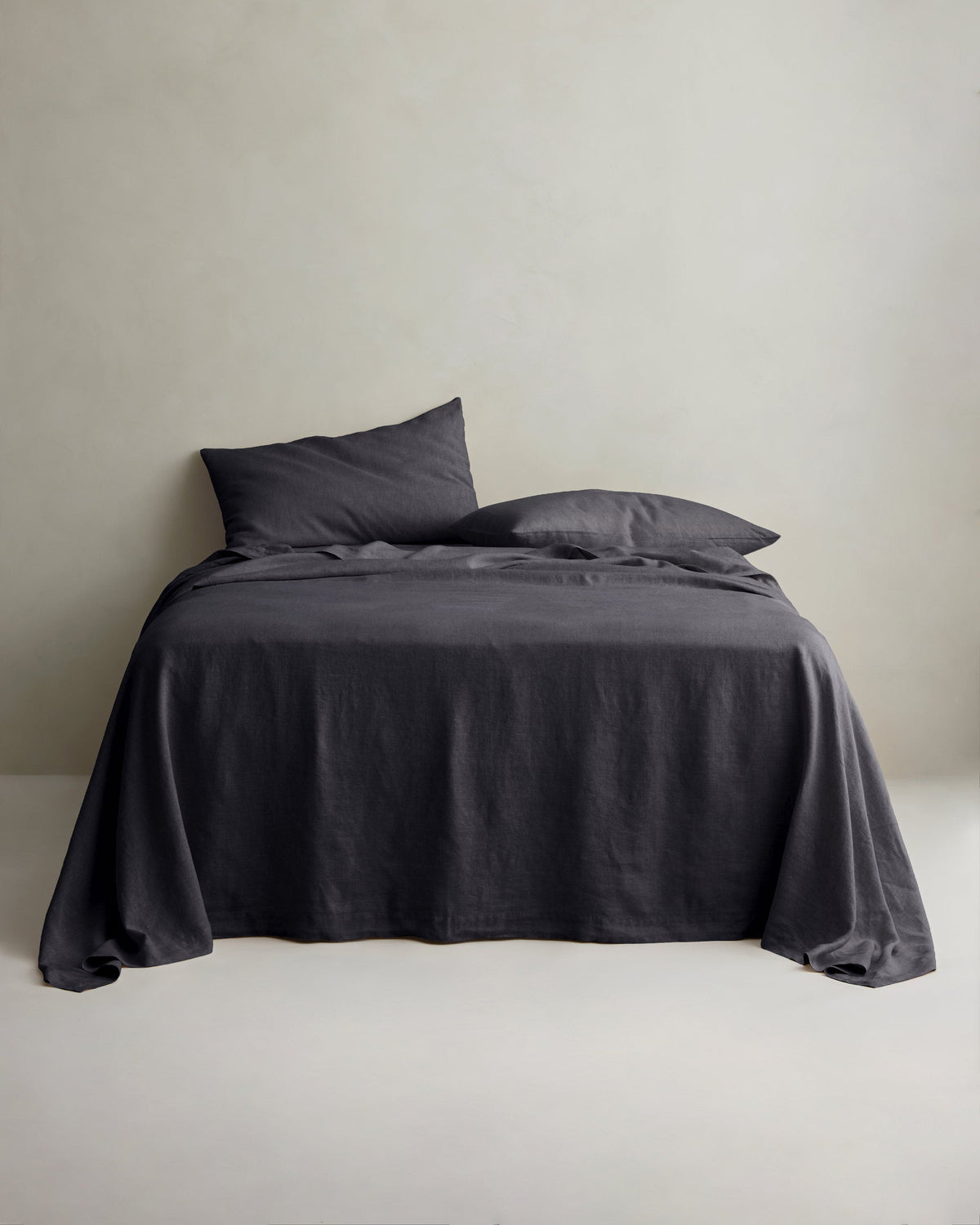 Linen Flat Sheet - Slate
