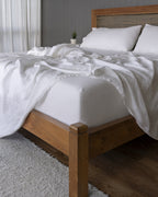 Stonewashed Linen Sheets - Individual Flat & Fitted Sheets