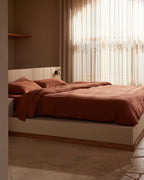 Linen Flat Sheet - Sienna