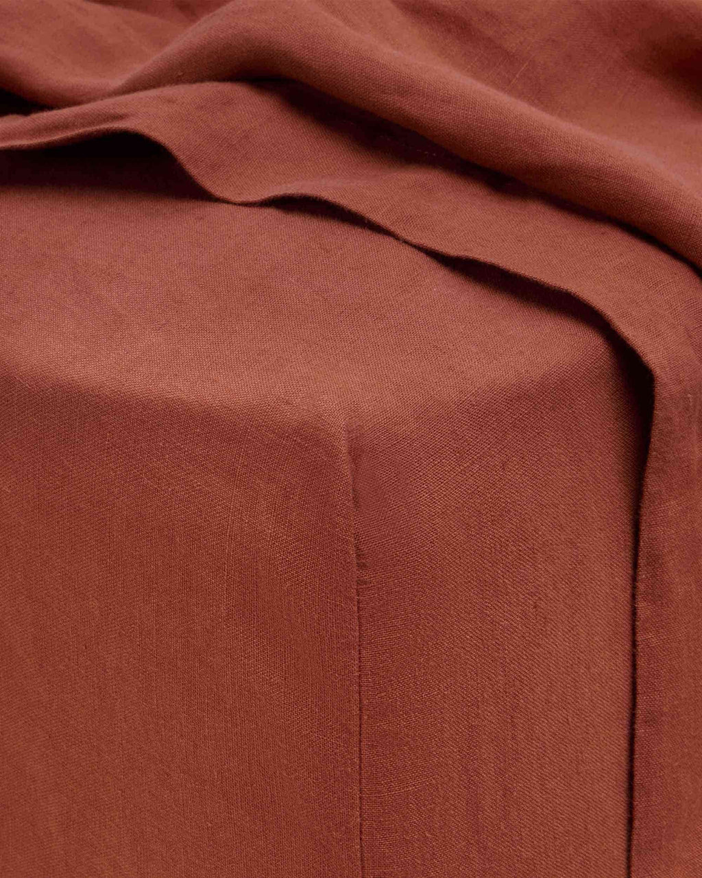 Linen Fitted Sheet - Sienna