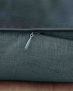 Silk Linen Flip Pillowcase - Bluestone