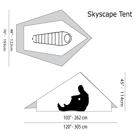 Skyscape Scout Hiking Tent