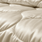 Fluffy comfort without the heat.