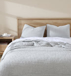 Snug Waffle + Bamboo Viscose Sham Set