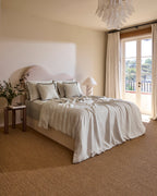 Oatmeal 100% French Flax Linen Fitted Sheet
