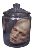 Alan Head in a Jar Halloween decoration