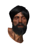 Alan Head with Beard Halloween decoration