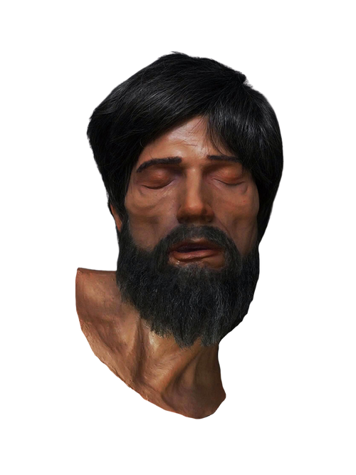 Alan Head with Beard Halloween decoration